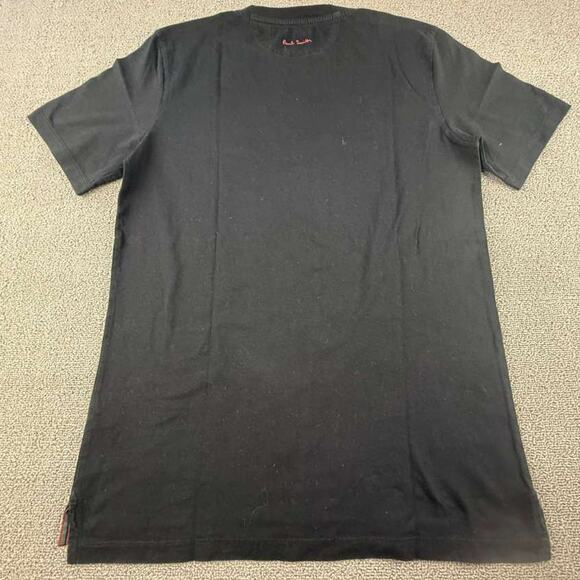 Paul Smith Escape Print Tee Shirt Men's S Black Crewneck Palm Tree Girl Graphic - Picture 2 of 8